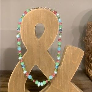 Swarovski crystal necklace.